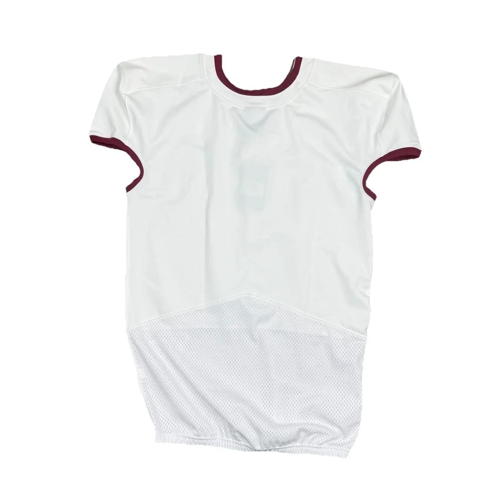 Nike Team Vapor Untouchable‎ Jersey Men's XL White Maroon Vented AO4800 NWT